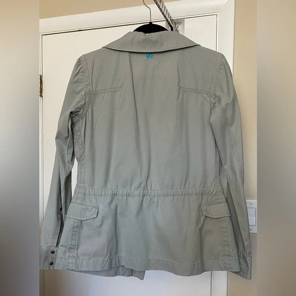 NWT Puma Limestone Gray Cotton Twill Jacket Size Small - Picture 8 of 10